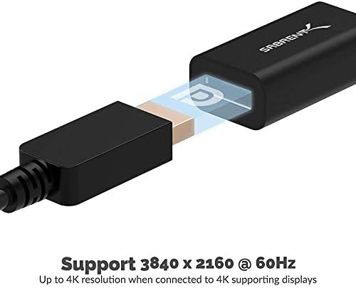 SABRENT USB 3.1 C-Típusú hogy DisplayPort Adapter (DA-DPUC)