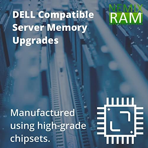 NEMIX RAM, 64GB DDR4 2933MHZ PC4-23400 RDIMM Csere Dell SNPW403YC/64G AA579530 Dell PowerEdge R640, R740, R740XD, R840,