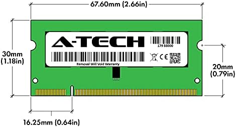 Egy-Tech 1GB RAM a Dell Latitude E6500, E6400, E5500, E5400 Laptop | DDR2 800 MHz SODIMM PC2-6400 Memória bővítés