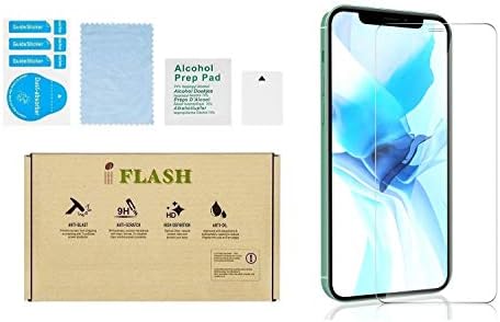 IFLASH (2 Csomag) iPhone 12 Pro, iPhone, 12 Üveg kijelző Védő fólia, Crystal Clear Edzett Üveg kijelző Védő fólia Apple