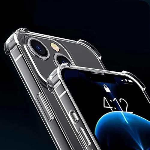 iPhone13 Esetben Egyértelmű （6.1 Colos） Két Típusok 2db Képernyő Védő Edzett Üveg levegő Tömlő Teljes Védelmet 【5 az