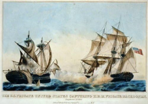 HistoricalFindings Fotó: Egyesült Államok Fregatt,H. B. M. Fregatt,macedón,Tengeri Hadviselés,1812-es Háborúban,Hajók
