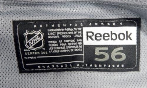 A New York Rangers Játék Használt Szürke Gyakorlat Jersey Reebok NHL 56 DP31306 - Játék Használt NHL-Mezek