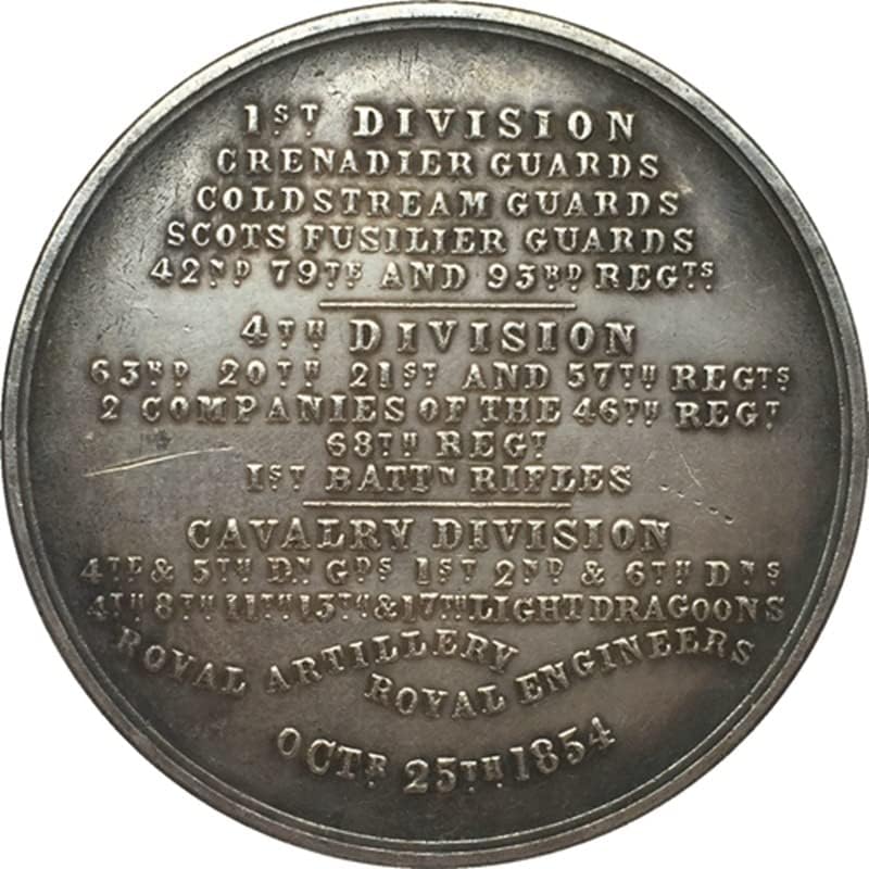 1854 Amerikai Emlékérme Érme Réz Ezüstözött Antik Ezüst Dollár Külföldi Érmék Emlékérmék Kézműves