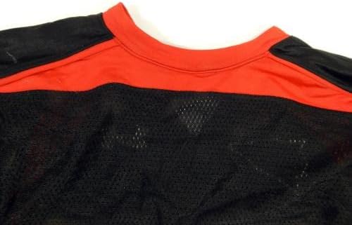 2009-ben a Texas Tech Red Raiders Richard Jones 99 Játék Használt Fekete Jersey NP Rem 46 4 - Meccs Használt
