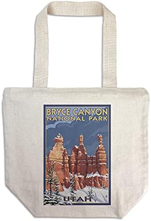 Bryce Canyon Nemzeti Park, Utah, Téli Jelenet 2, Festői Sorozat (15oz Fekete Kerámia Kávés Bögre Tea, Mosogatógép,