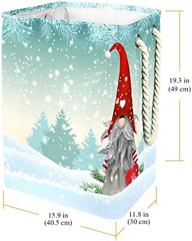 TIZORAX Hagyományos Skandináv Karácsonyi GnomeLarge Kosárban (Több Színben), Vízálló Tér Oxford Szövet, Összecsukható