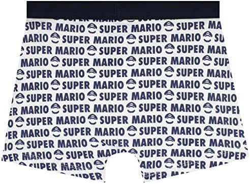SUPER MARIO Fiúk Mario Rövidnadrág Csomag 5 Fehérnemű Gyerekeknek