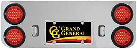 GG Grand Általános 91860 Krómozott Hátsó Panel 4 cm Gyöngy Piros LED Karika Csak