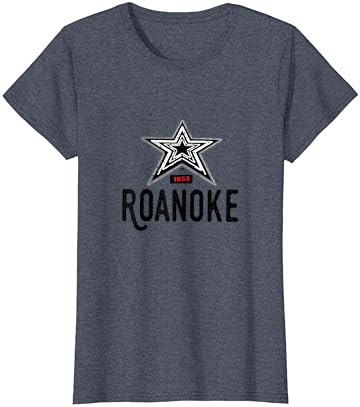 Roanoke, Virginia Vintage T-Shirt a Hegy Csillagos
