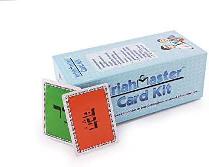 KriahMaster Kártya Készlet Tartalmaz Minden Aleph Tét Szótag Kombinációk, valamint a Szavak