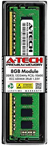 Egy-Tech 8GB Csere Samsung M391B1G73BH0-YH9 - DDR3 1333MHz PC3L-10600E ECC nem pufferelt UDIMM 240-Pin 2Rx8 1.35 V -