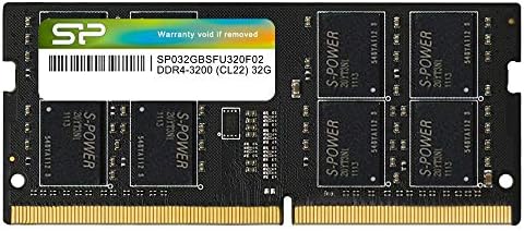 Silicon Power DDR4 32GB 3200MHz (PC4-25600) CL22 SODIMM 260-Pin 1.2 V a Laptop RAM Notebook Memória