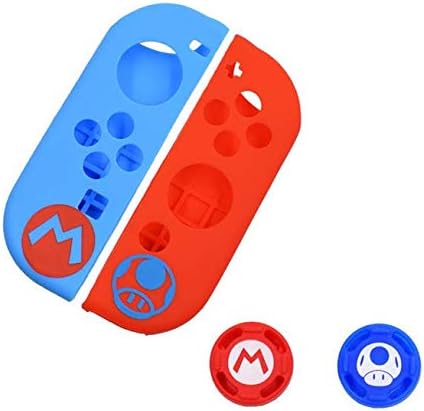 Csúszásgátló Markolat Solft ilicone védőtok Bőr borítás a Thumbstick Sapkák a Nintendo Kapcsoló Joycon