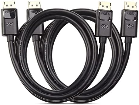 Kábel Számít, 2-Komponensű 4K DisplayPort DisplayPort Kábel (DP, hogy a DP Kábel, Display Port Kábel) 6 Láb - 4K-60Hz,