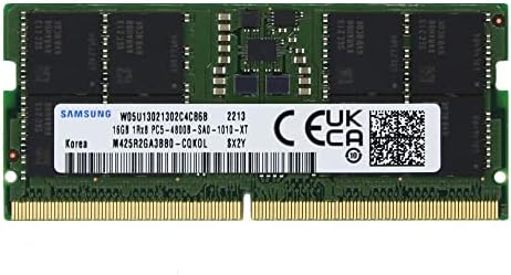 16GB (1x16GB) DDR5 4800MHz PC5-38400 SODIMM 1Rx8 CL40 1.1 v Laptop Notebook Memória Modul Frissítés RAM M425R2GA3BB0-CQK