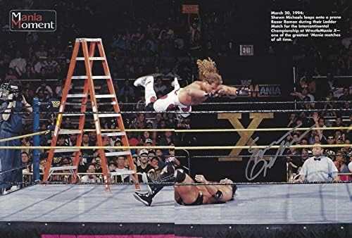 Earl Hebner Aláírt 2 Oldal Magazin Címlap Fotó WWE Wrestlemania X Autogram - Dedikált Birkózás Egyéb Tételek