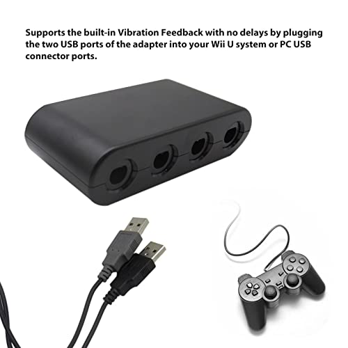Acupress Vezérlő Adapter 4 Port GameCube Wii U, illetve a PC-Super Smash Brothers