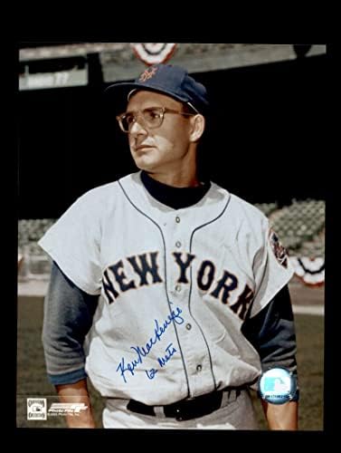 Ken Mackenzie Aláírt 8x10 Fotó Autogramot New York Mets