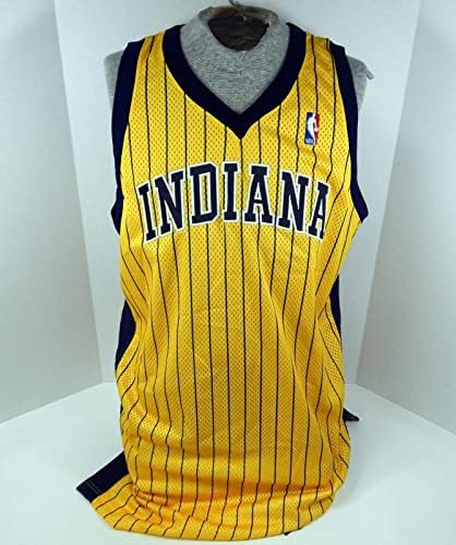2004-05 Indiana Pacers Üres Játék Kiadott Arany Jersey 46 DP31848 - NBA Játék Használt