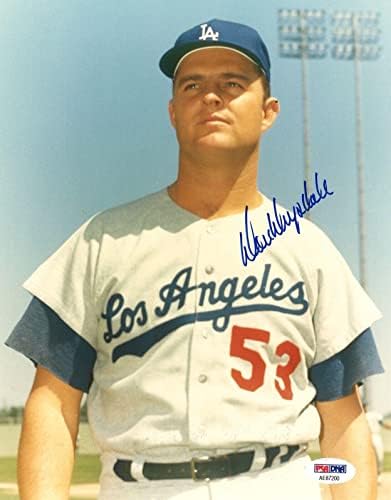 Ne Drysdale Aláírt 8x10-es Fénykép Los Angeles Dodgers PSA DNS AE87200 (D) - Dedikált MLB Fotók