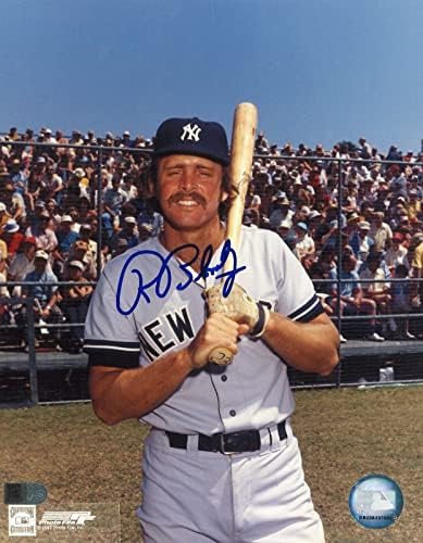 Ron Blomberg Aláírt 8x10-es Fénykép a New York Yankees AIV AA21342 - Dedikált MLB Fotók