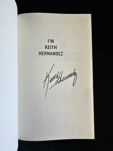 Keith Hernandez SL Bíborosok/New York Mets ALÁÍRT Keménytáblás Könyv w/hologram - MLB Dedikált Egyéb Tételek