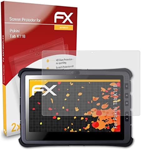 atFoliX képernyővédő fólia Kompatibilis Pokini Lap K11B Képernyő Védelem Film, Anti-Reflective, valamint Sokk-Elnyelő