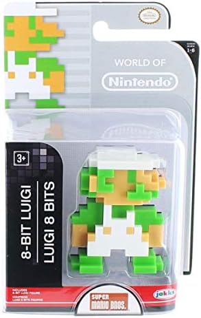 Világ a Nintendo 86732 2.5 8 Bites Luigi akciófigura