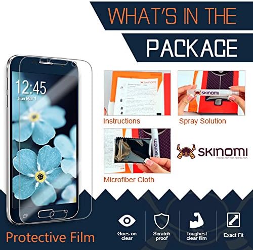 Skinomi képernyővédő fólia Kompatibilis a Xiaomi Redmi A1 (2 Csomag) Tiszta TechSkin TPU Anti-Buborék HD Film