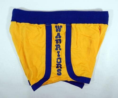 1980-as Golden State Warriors 12 Játék Használt Sárga Nadrág 32 DP32522 - NBA Játék Használt