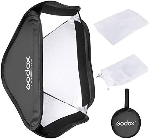 GODOX 80x80cm/32x32inch Hordozható Softbox a Vaku Speedlight Fotózás Ruha Godox S-Típusú Konzol