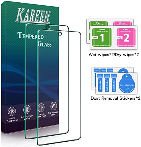KAREEN [2 Csomag] Üveg képernyővédő fólia Samsung Galaxy A52, A52 5G, A52S 5G Edzett Üveg, Anti Karcolás, Buborék Ingyenes,