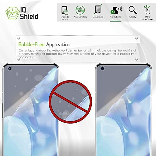 IQShield képernyővédő fólia Kompatibilis Szuper 9 Pro (2 Csomag) Anti-Buborék Tiszta Film