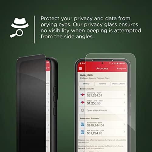 Magglass iPhone 11 Pro Adatvédelmi képernyővédő fólia - Anti-Spy Ujjlenyomat-Ellenálló, Edzett Üveg Kijelző Őr (Az Kompatibilis)