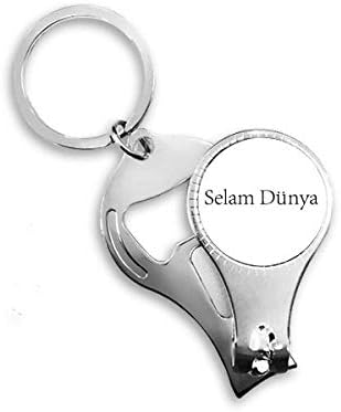 Helló Világ Török Art Deco Ajándék Divat Köröm Zimankó Gyűrű Kulcstartó Sörnyitó Clipper