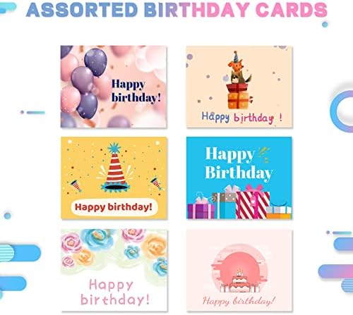 Feelfine 32 DB Üres Születésnapi Kártyákat a Gyerekek, a Nők, mind a Férfiak, Születésnapi Kártyákat Dob, Vegyes Születésnapi