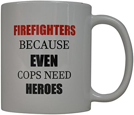 Rogue River Vicces Bögre Legjobb Tűzoltók, Mert még a Zsaruk a Hősök Újdonság Kupa Nagyszerű Ajándék Ötlet Tűzoltó FD