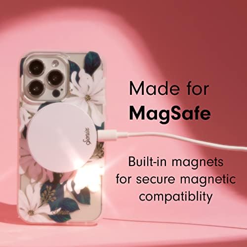 Sonix | Kompatibilis MagSafe iPhone 13 Pro Esetben Virágos | 10ft Csepp Vizsgált | Delilah Virág
