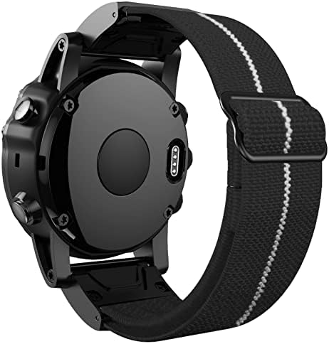MGTCAR Quickfit Watchband Szíj, A Garmin Fenix 6 6X 5X Pro 5 Plusz 3HR 935 945 S60 Nylon Hurok 22 26mm Rugalmas Nézni