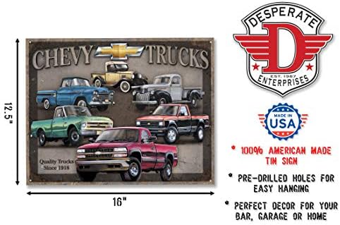 Kétségbeesett Vállalkozások Chevy Teherautó Tribute Adóazonosító Jel, 16W x 12,5H