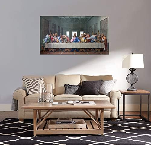 az Utolsó Vacsora Fali Dekor által, amelyet Leonardo da vinci Festménye Print - 20 x 40 Hosszú Képek, Poszter Vászon