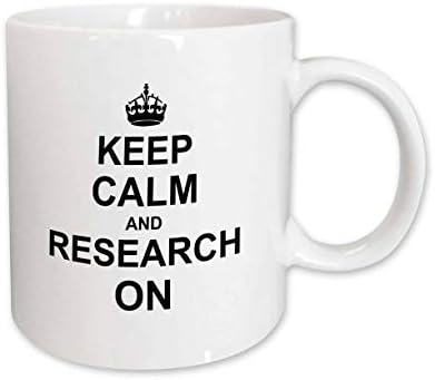 3dRose Nyugalom, valamint a Kutatás - folytassák a kutató munka - Kutató. - Bögre (mug_157763_1)