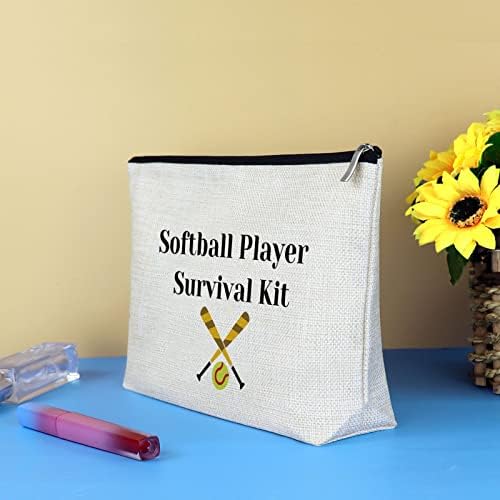 Softball Játékos Ajándék Softball Smink Táska Ajándék Softball Csapatunk Ajándék Softball Szerelmeseinek Ajándék Nőknek